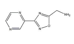 (3-(pyrazin-2-yl)-1,2,4-oxadiazol-5-yl)methanamine